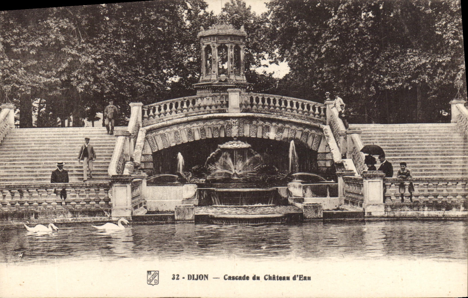 CPA Dijon Cascade du chateau d'Eau 