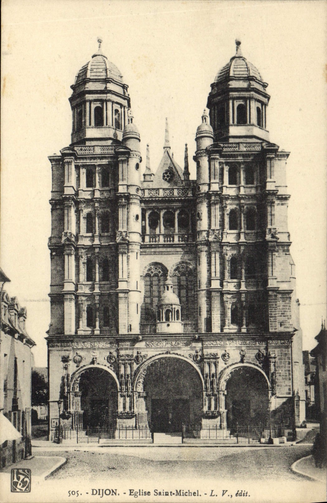 CPA Dijon eglise Saint Michel 
