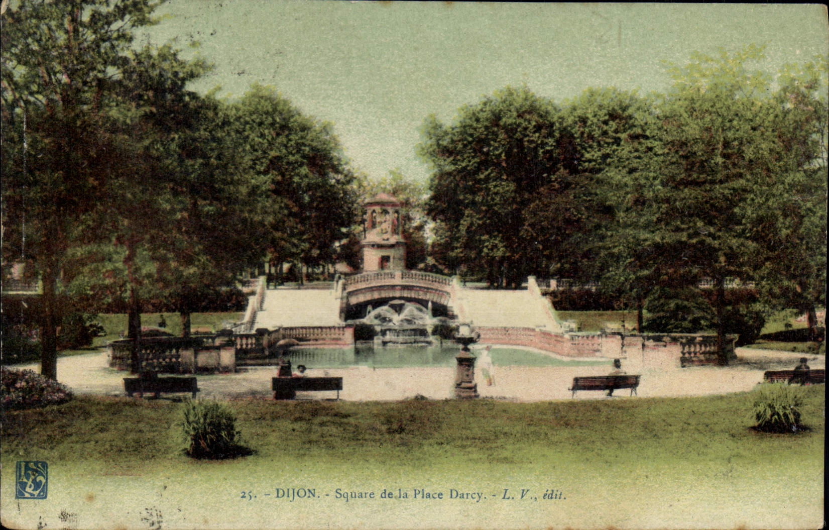 CPA Dijon Square de la place Darcy 