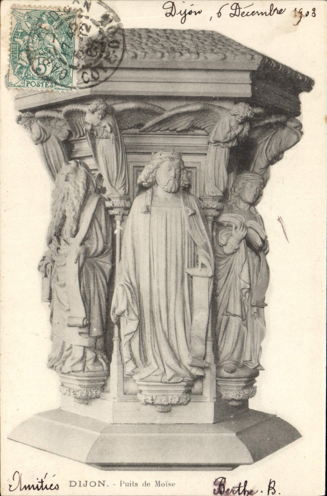 CPA Dijon Puits de Moise 