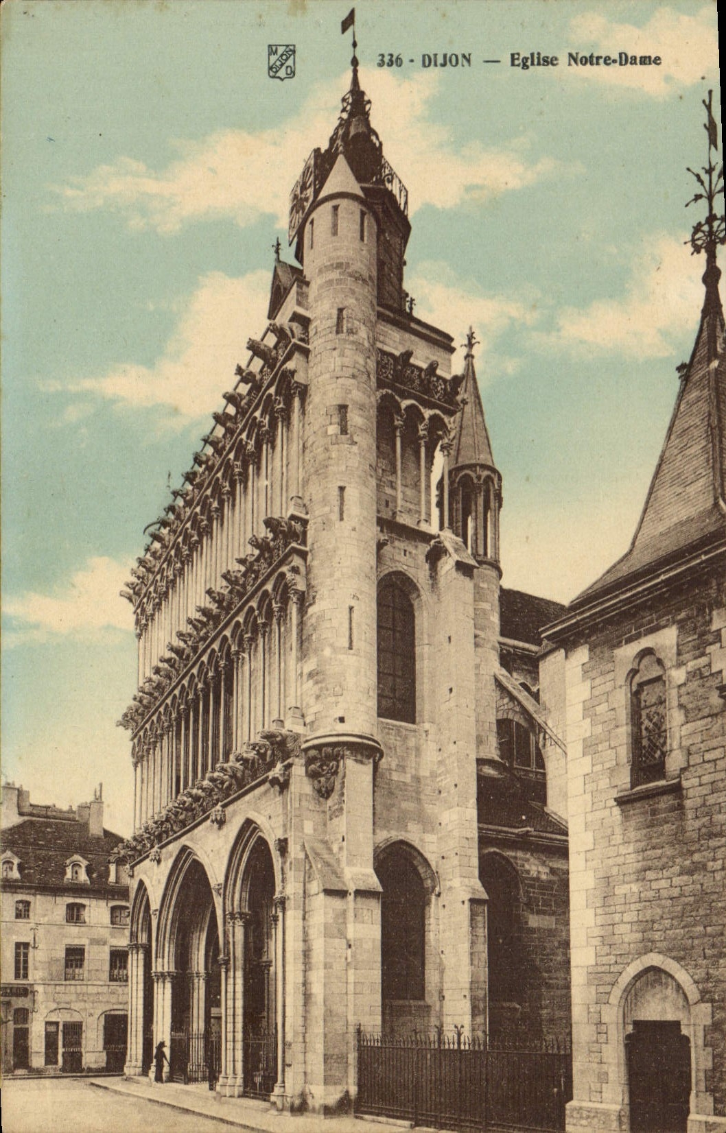 CPA Dijon Eglise Notre Dame 