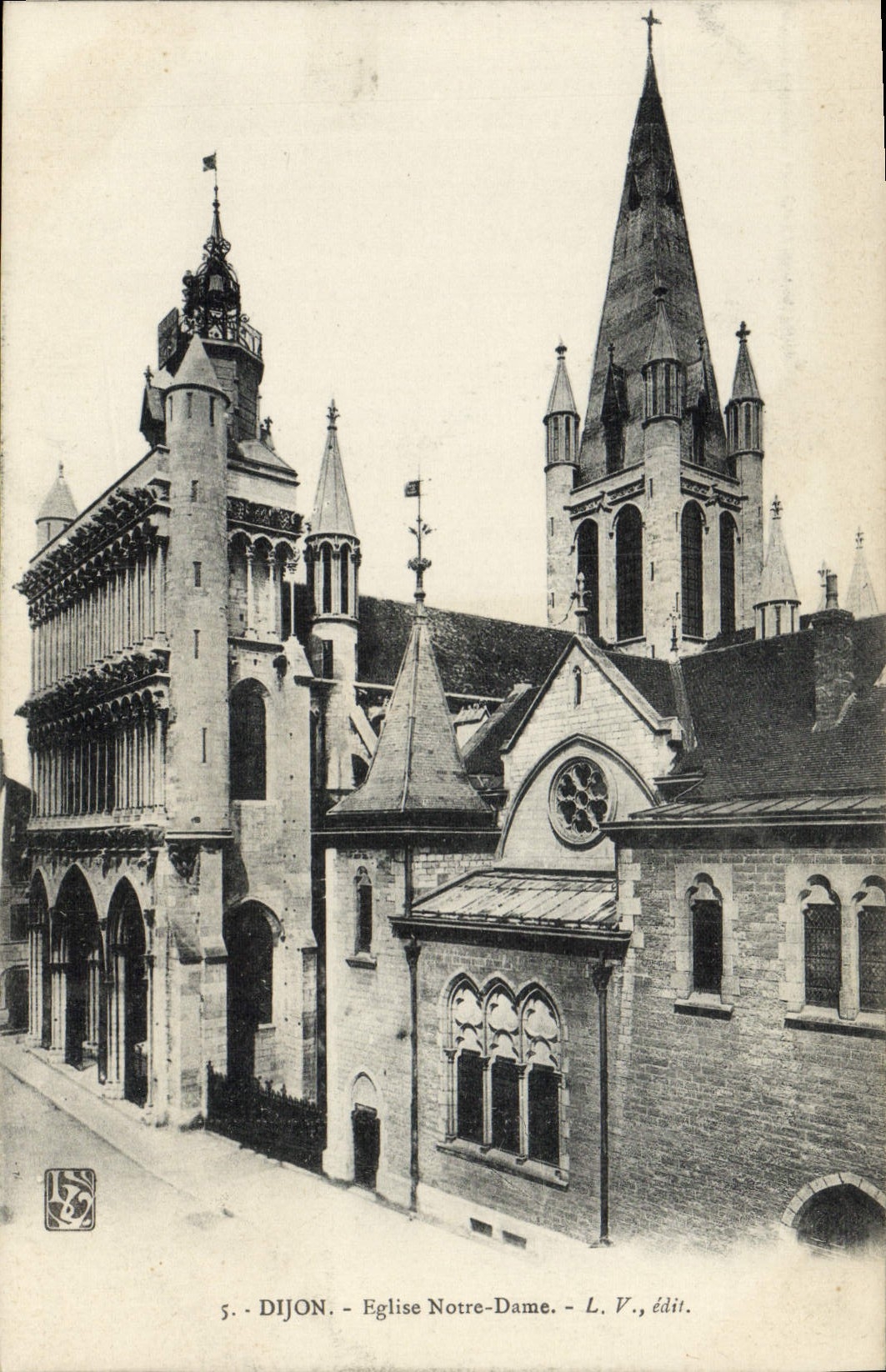 CPA Dijon Eglise Notre Dame 