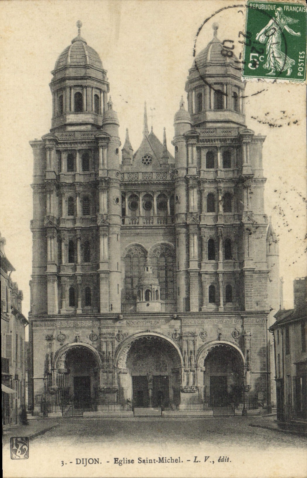 CPA Dijon eglise Saint Michel 