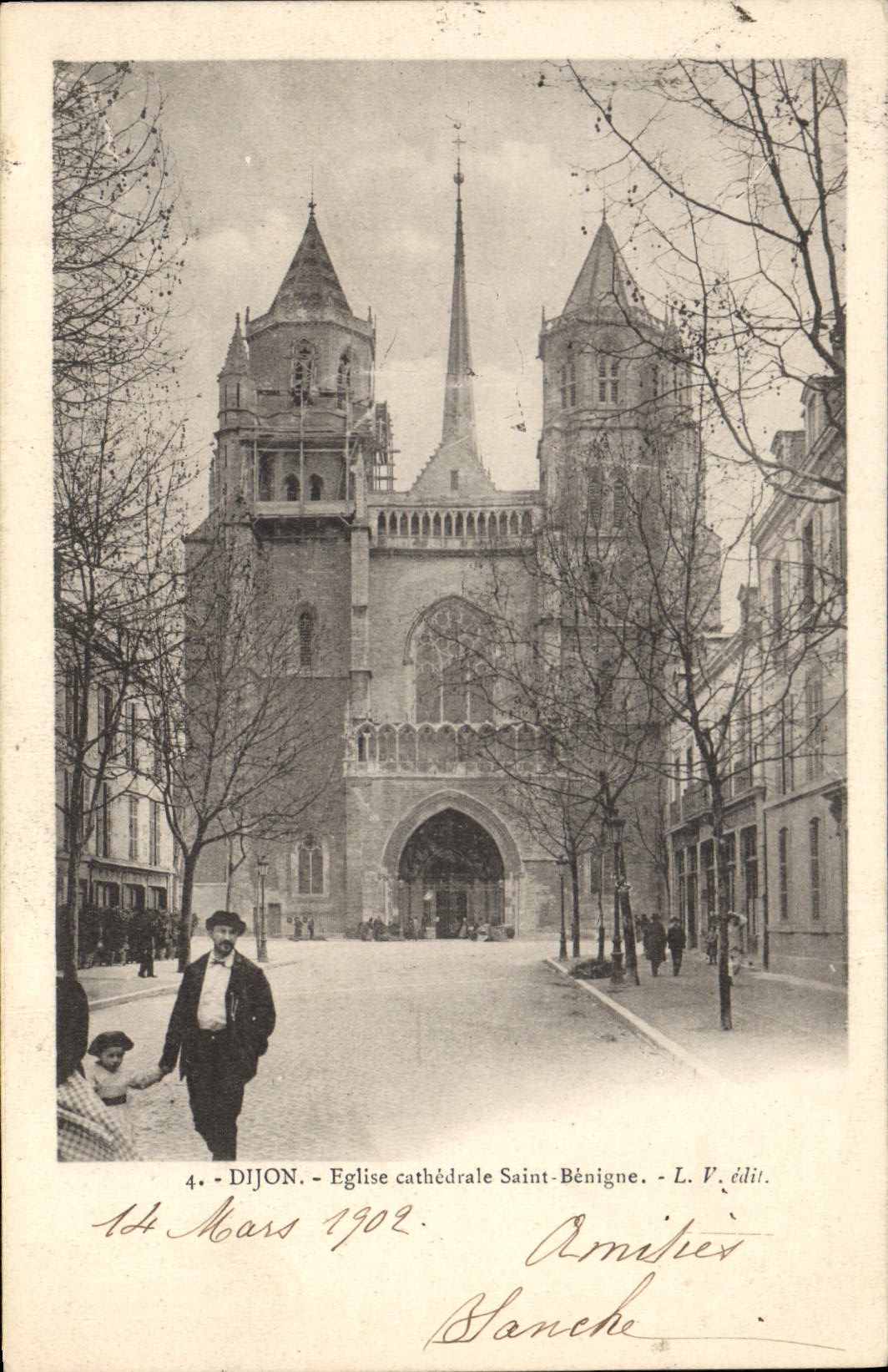 CPA Dijon Eglise cathedrale Saint Benigne