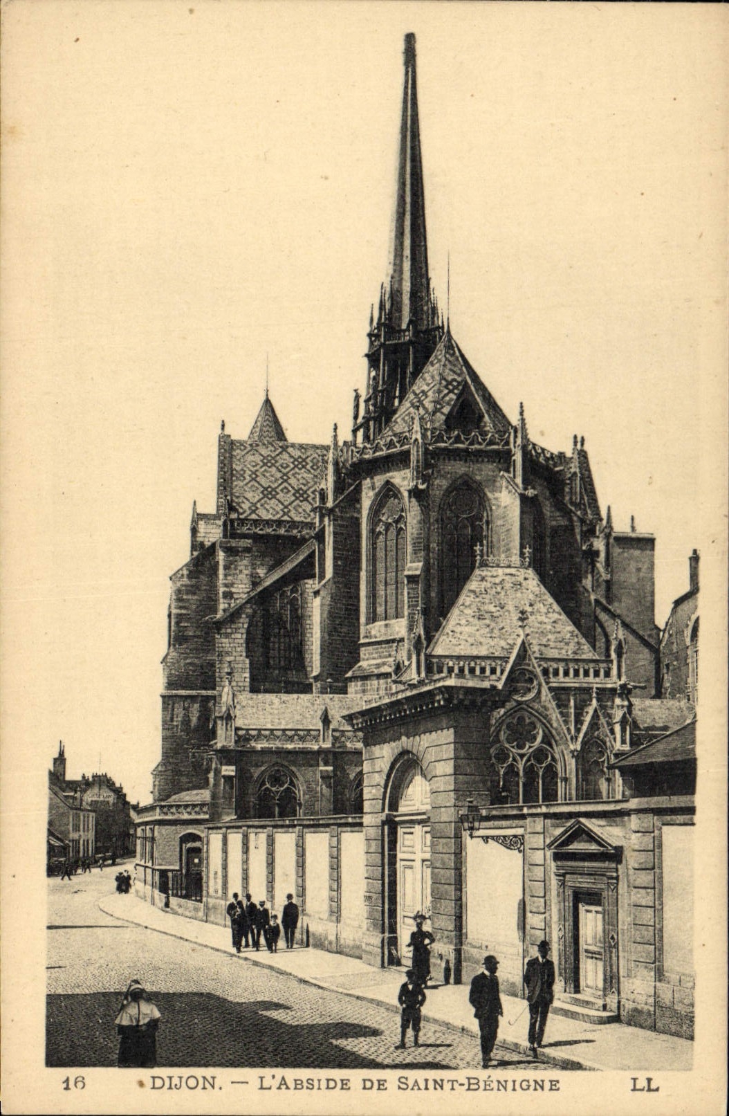 CPA Dijon l'Abside de Saint Benigne 