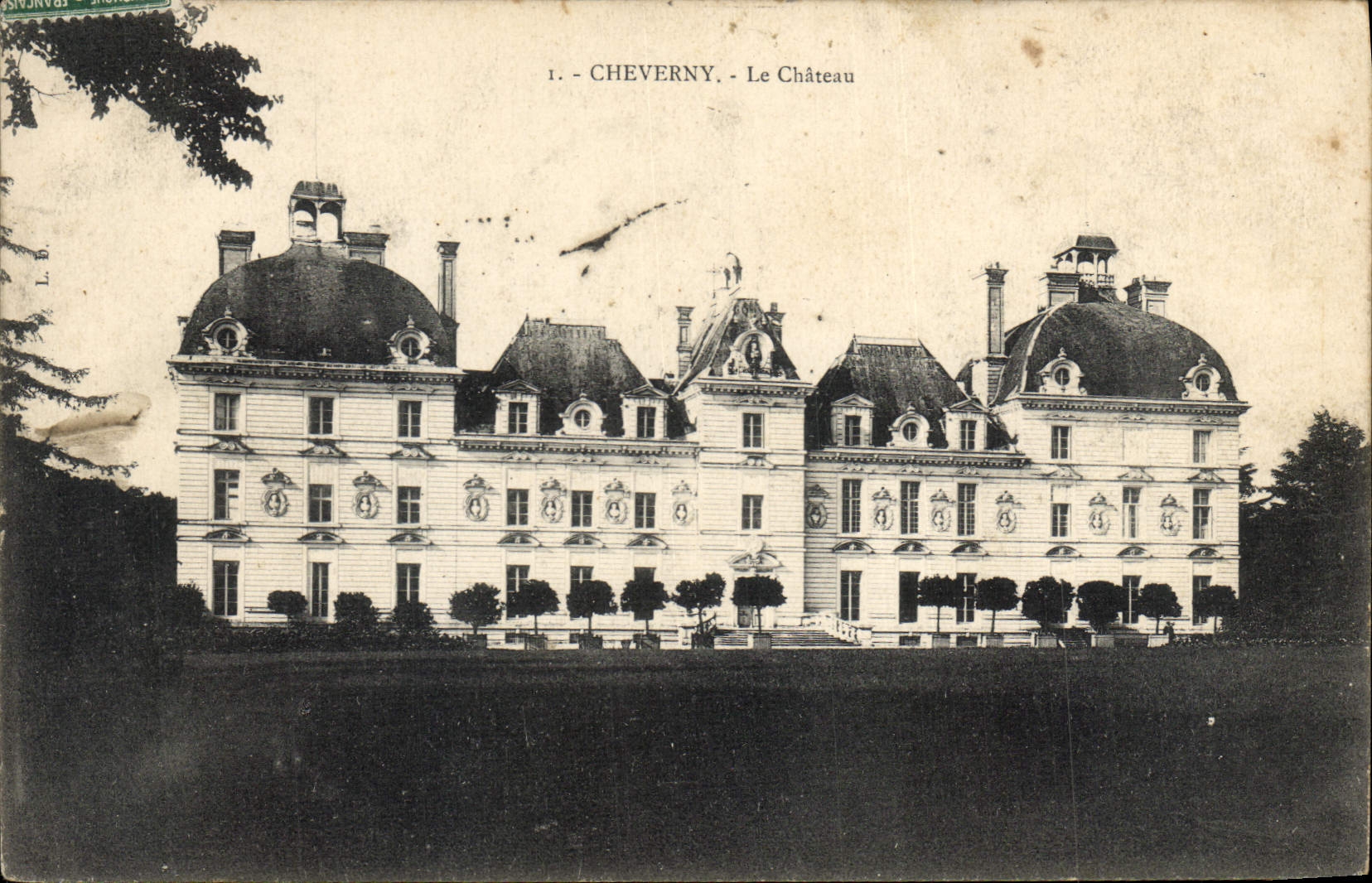CPA Cheverny le chateau 