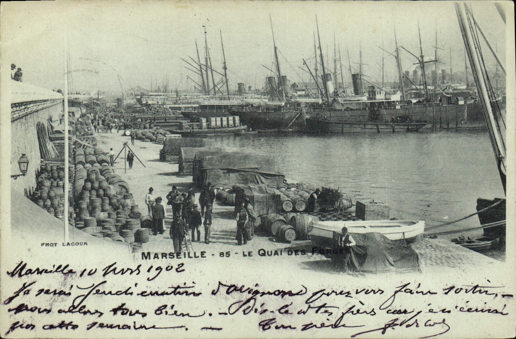 CPA Marseille le Quai des Forces 