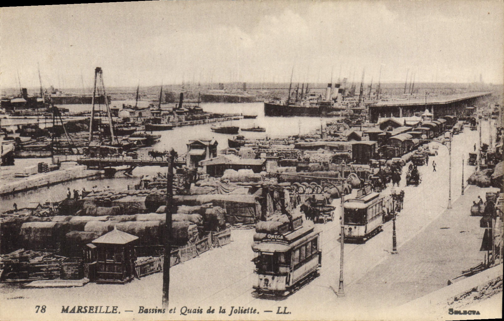 CPA Marseille Bassins et Quais de la Joliette