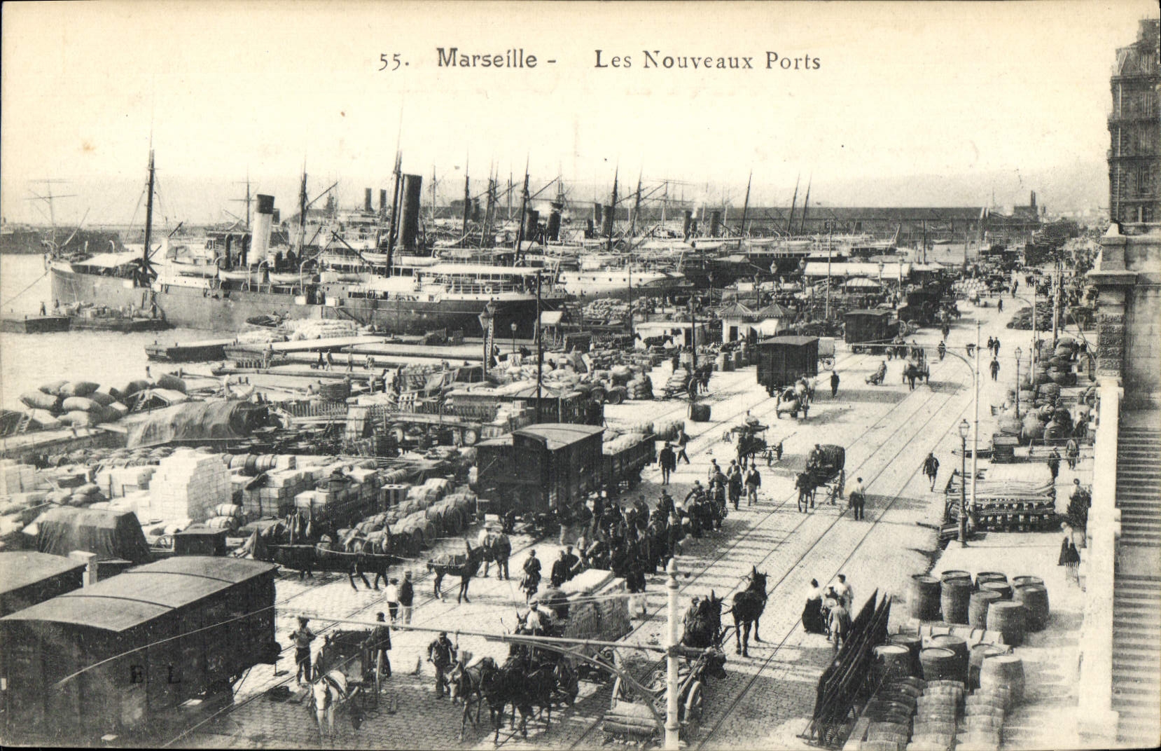 CPA Marseille les Nouveaux ports