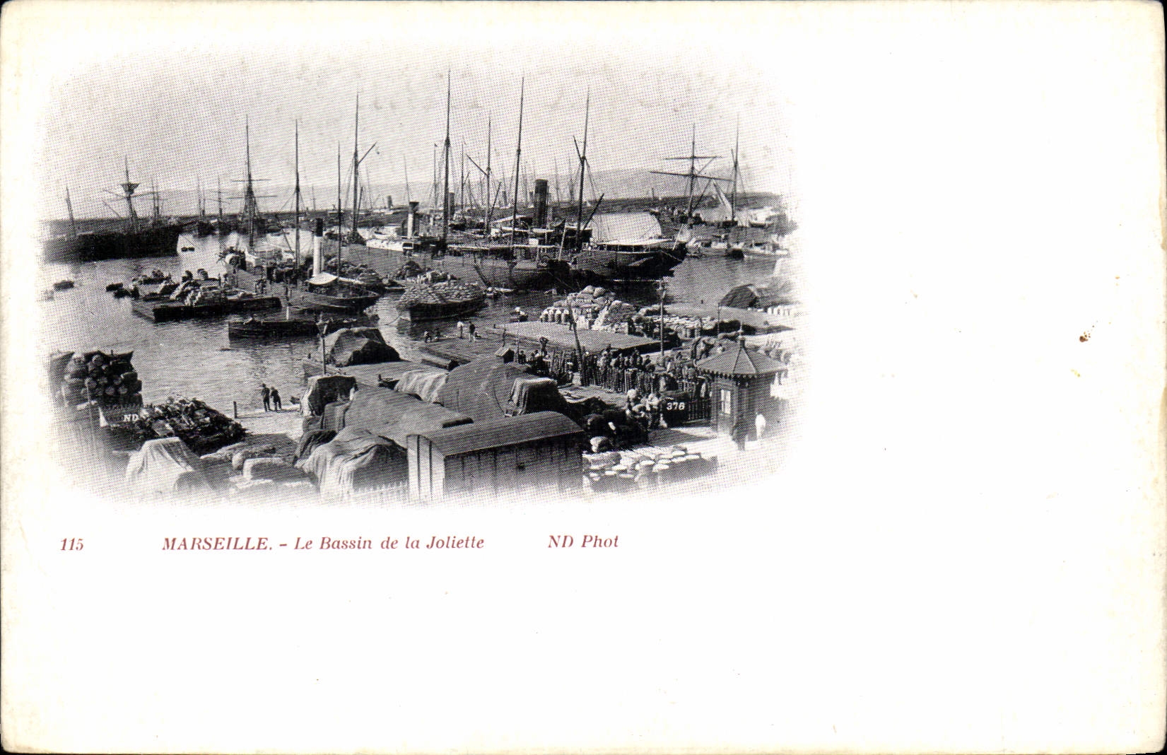 CPA Marseille le Bassin de la Joliette