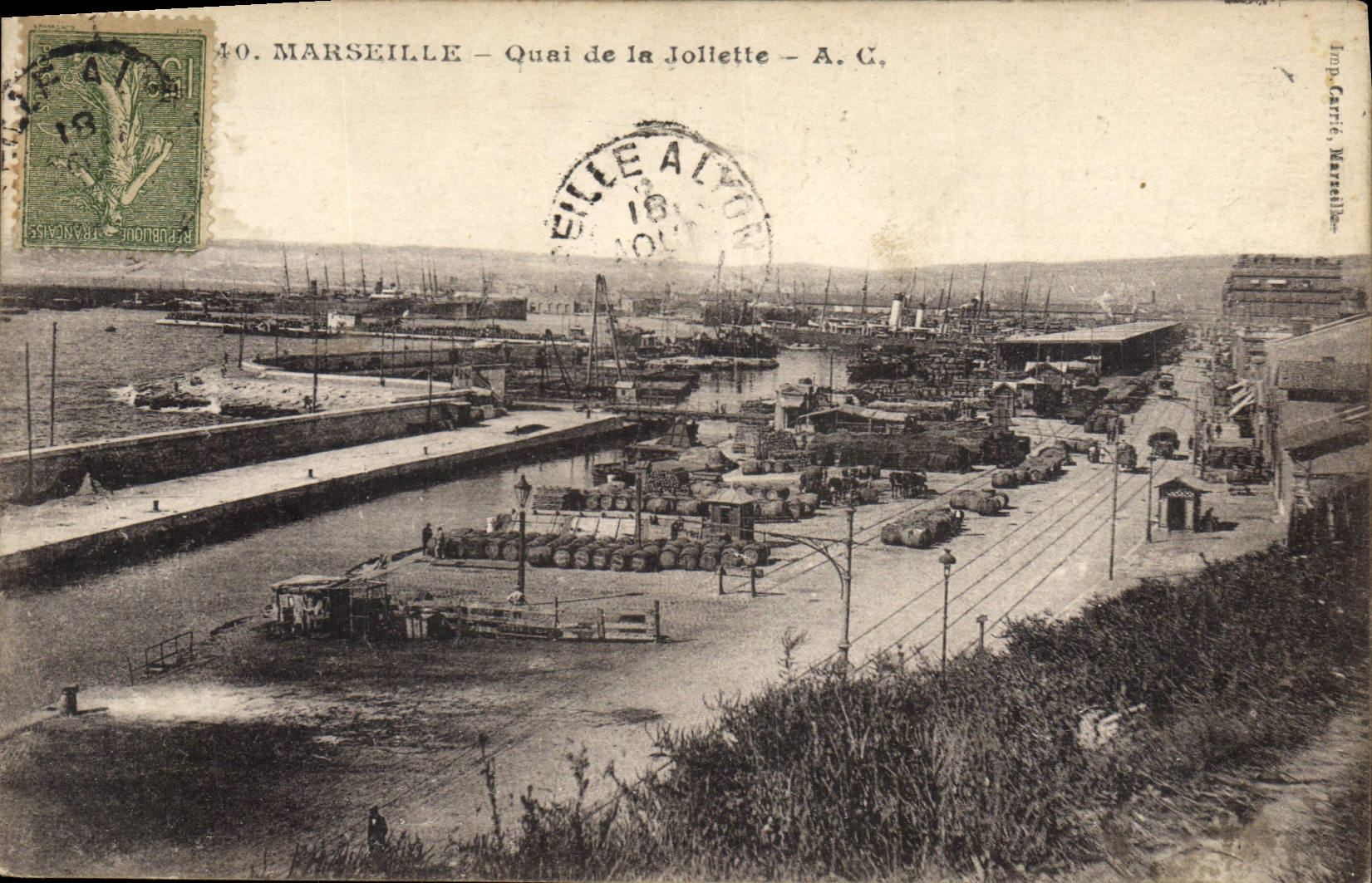 CPA Marseille Quai de la Joliette 
