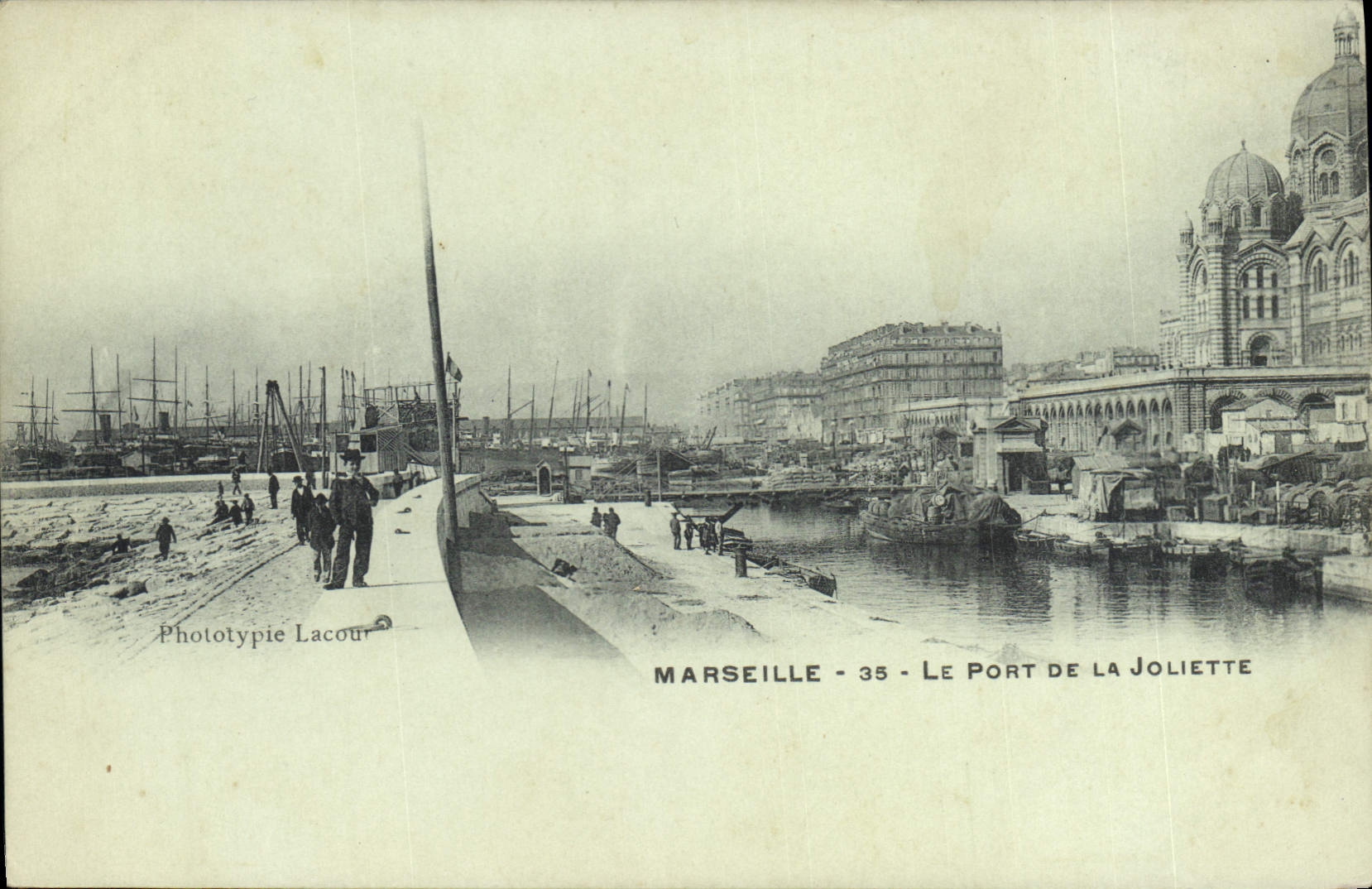 CPA Marseille le port de la Joliette