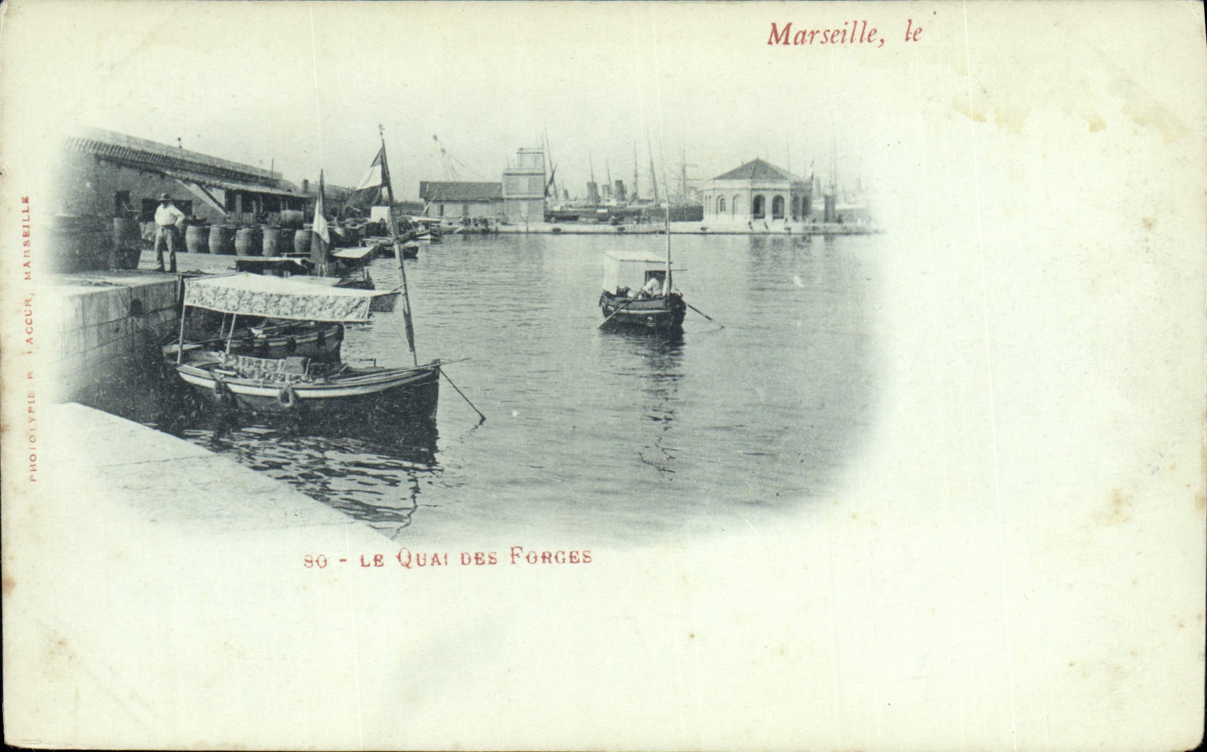 CPA Marseille le Quai des Forges 
