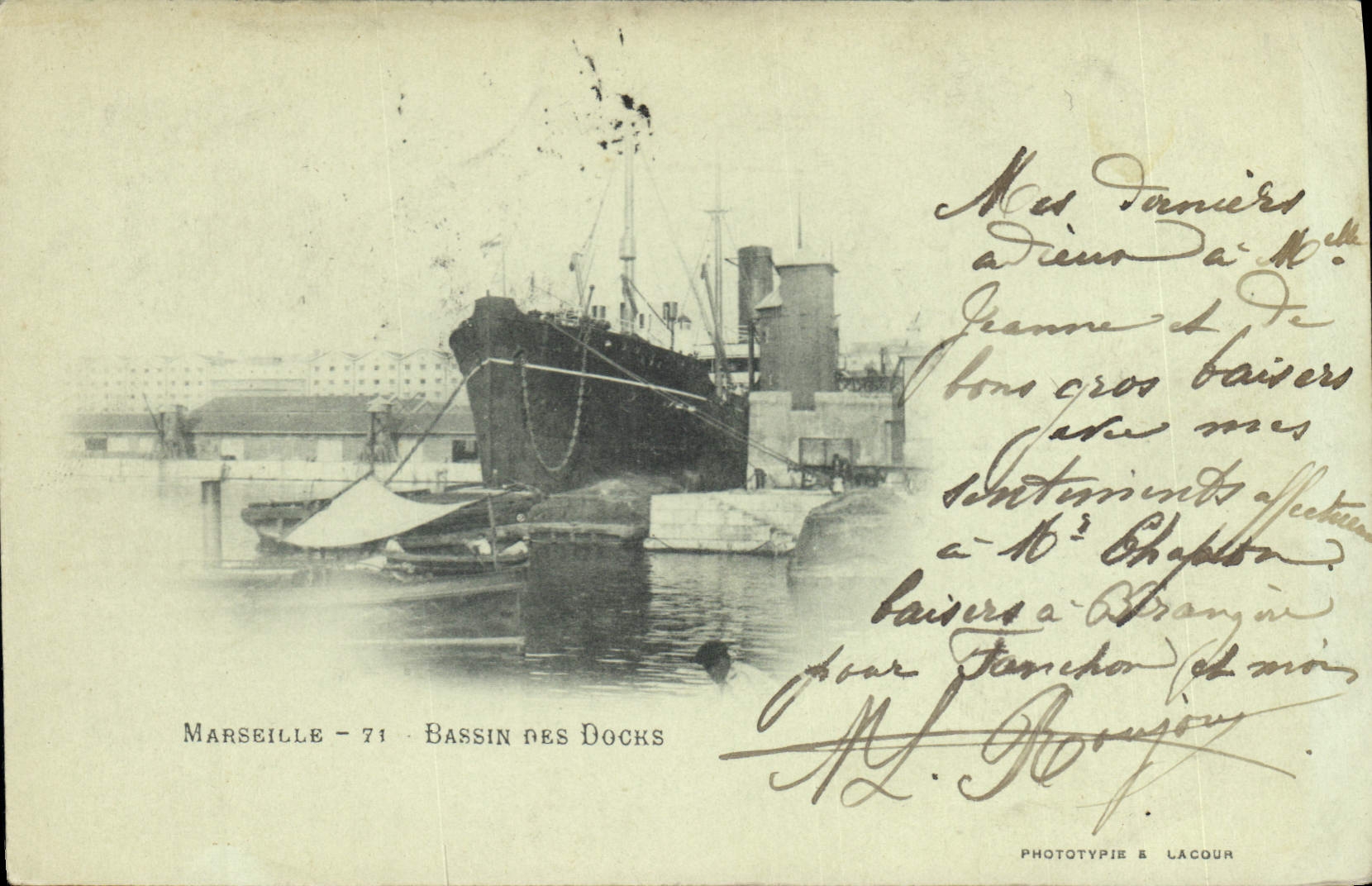 CPA Marseille Bassin des Docks