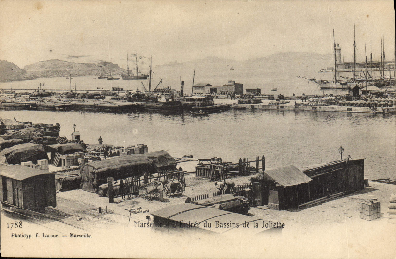 CPA Marseille l'Entree du Bassins de la Joliette