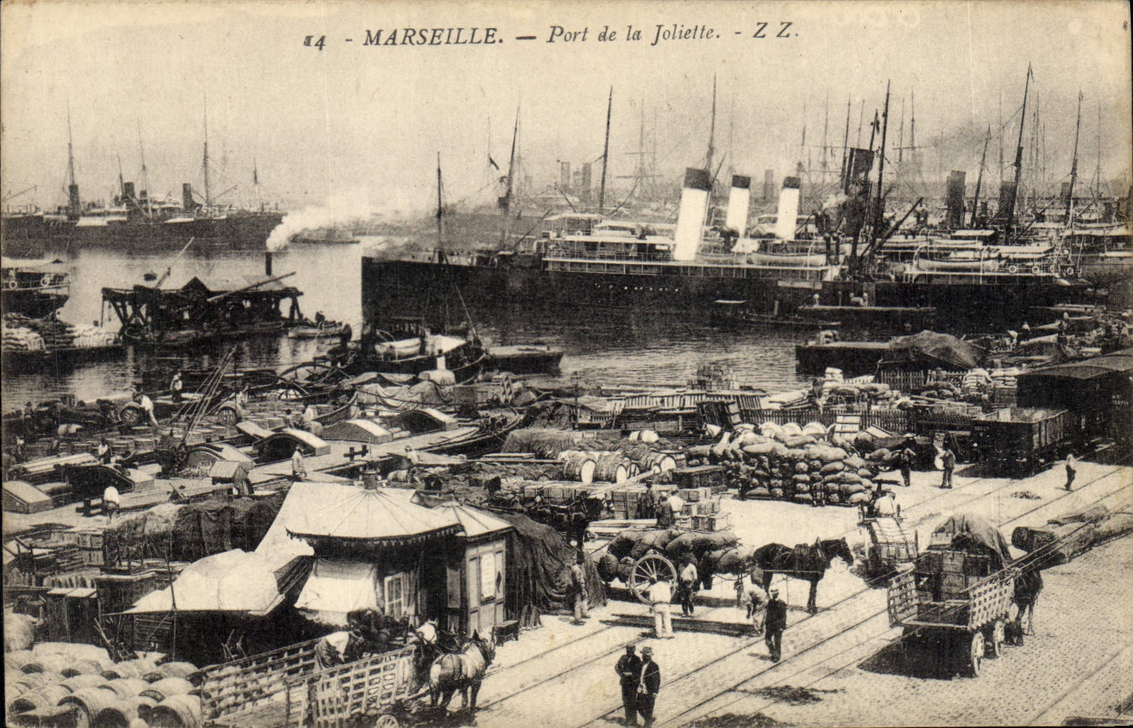 CPA Marseille port de la Joliette