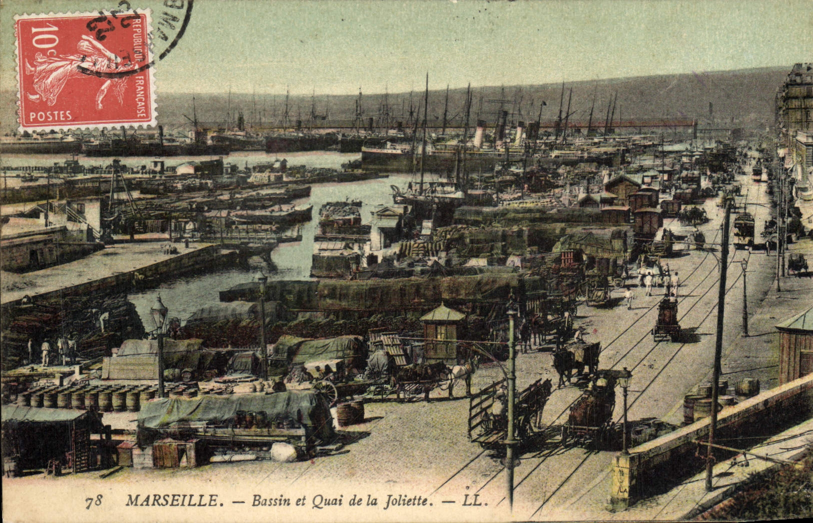 CPA Marseille Bassin et Quai de la Joliette