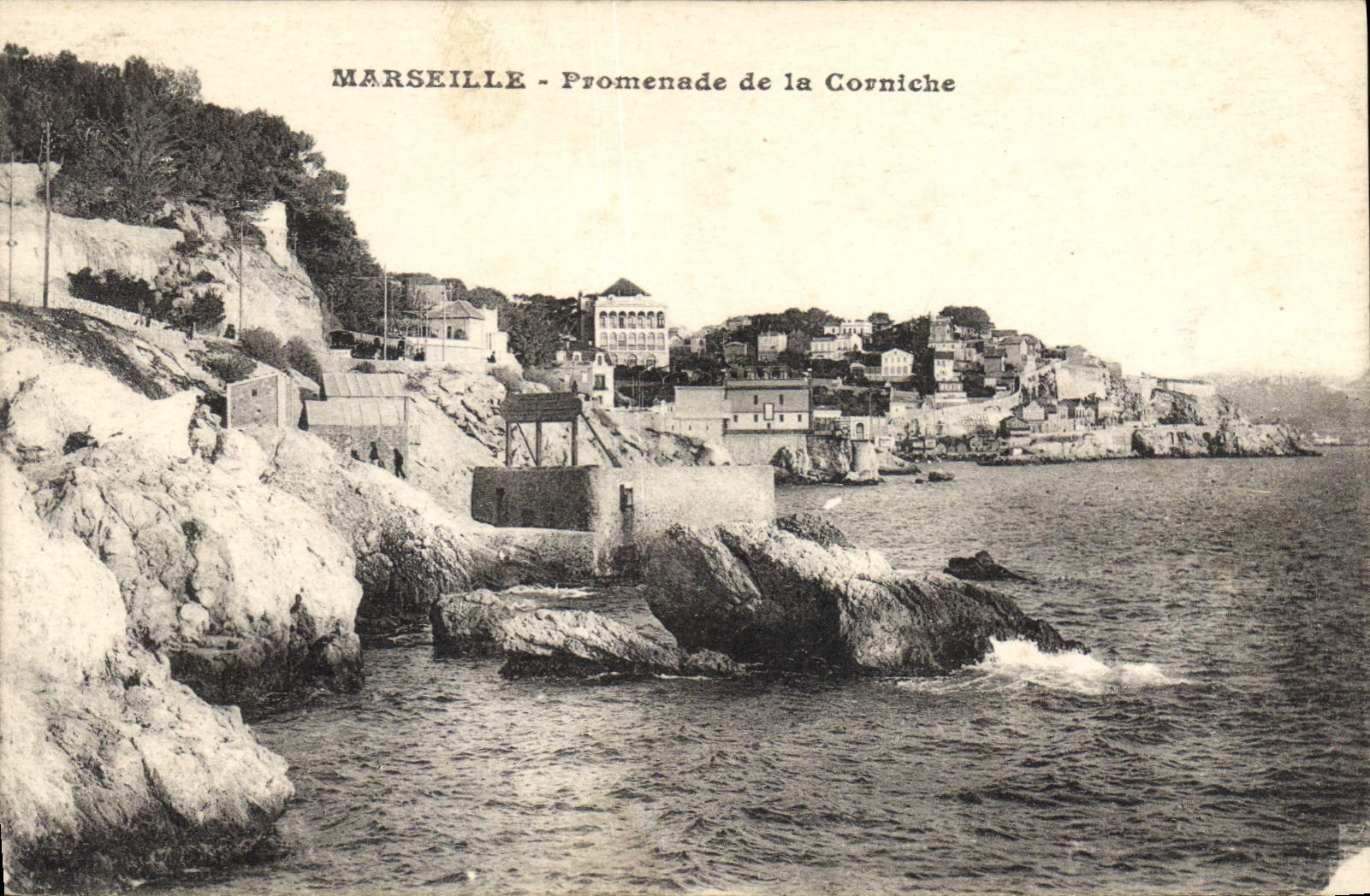 CPA Marseille promenade de la Corniche 