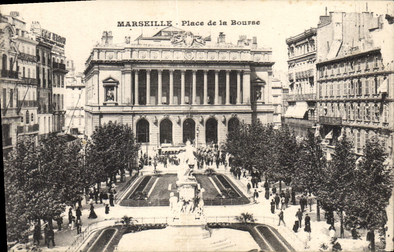 CPA Marseille place de la Bourse 