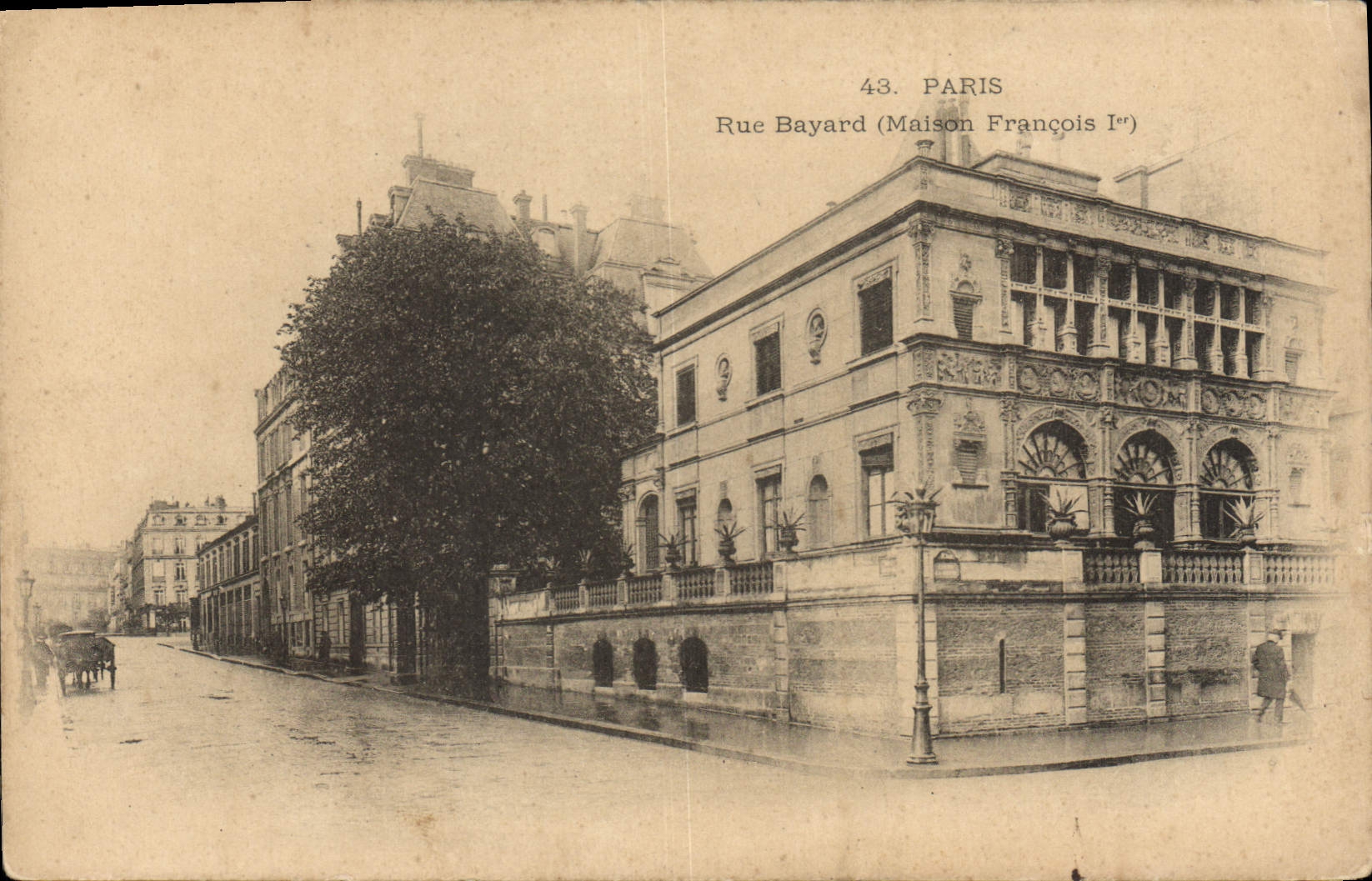CPA Paris rue Bayard maison Francois I 