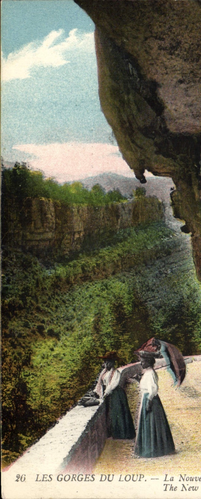 CPA Les Gorges du Loup la Nouvelle route