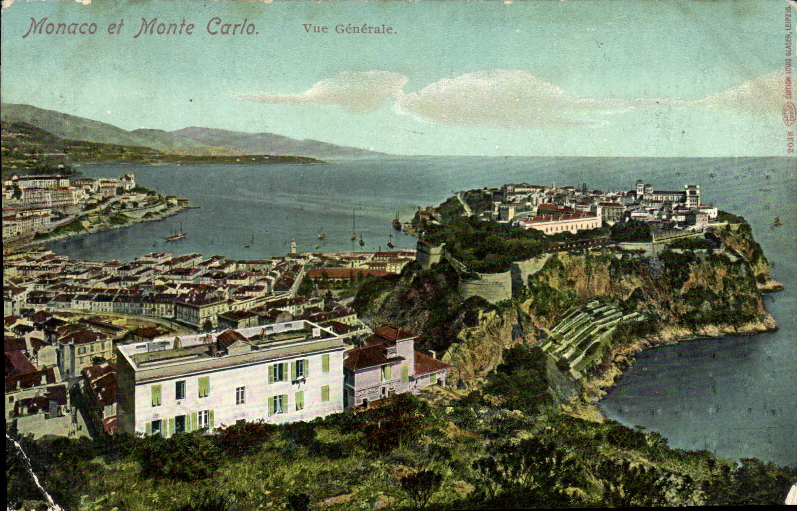 CPA Monaco et Monte carlo vue generale 