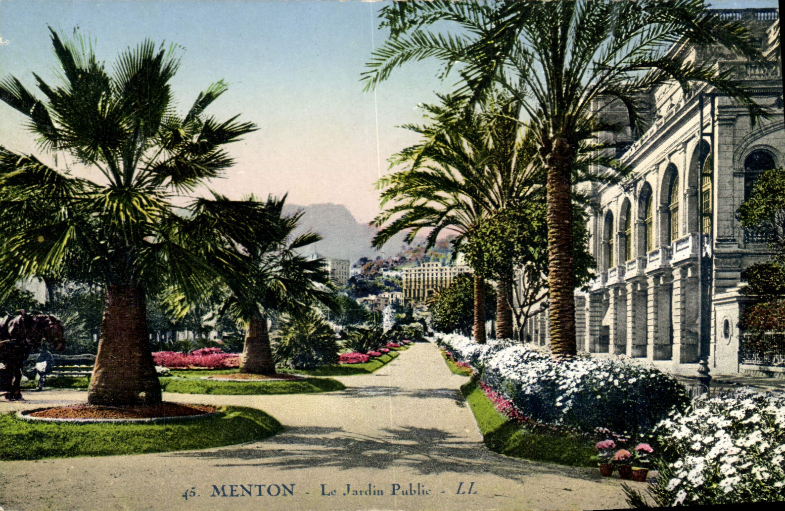 CPA Menton le jardin Public 