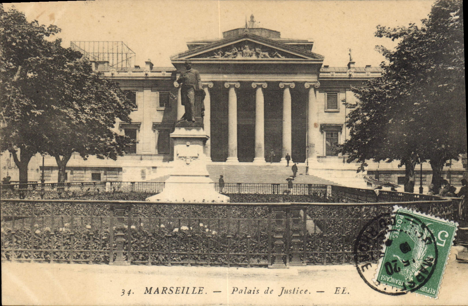 CPA Marseille Palais de Justice 