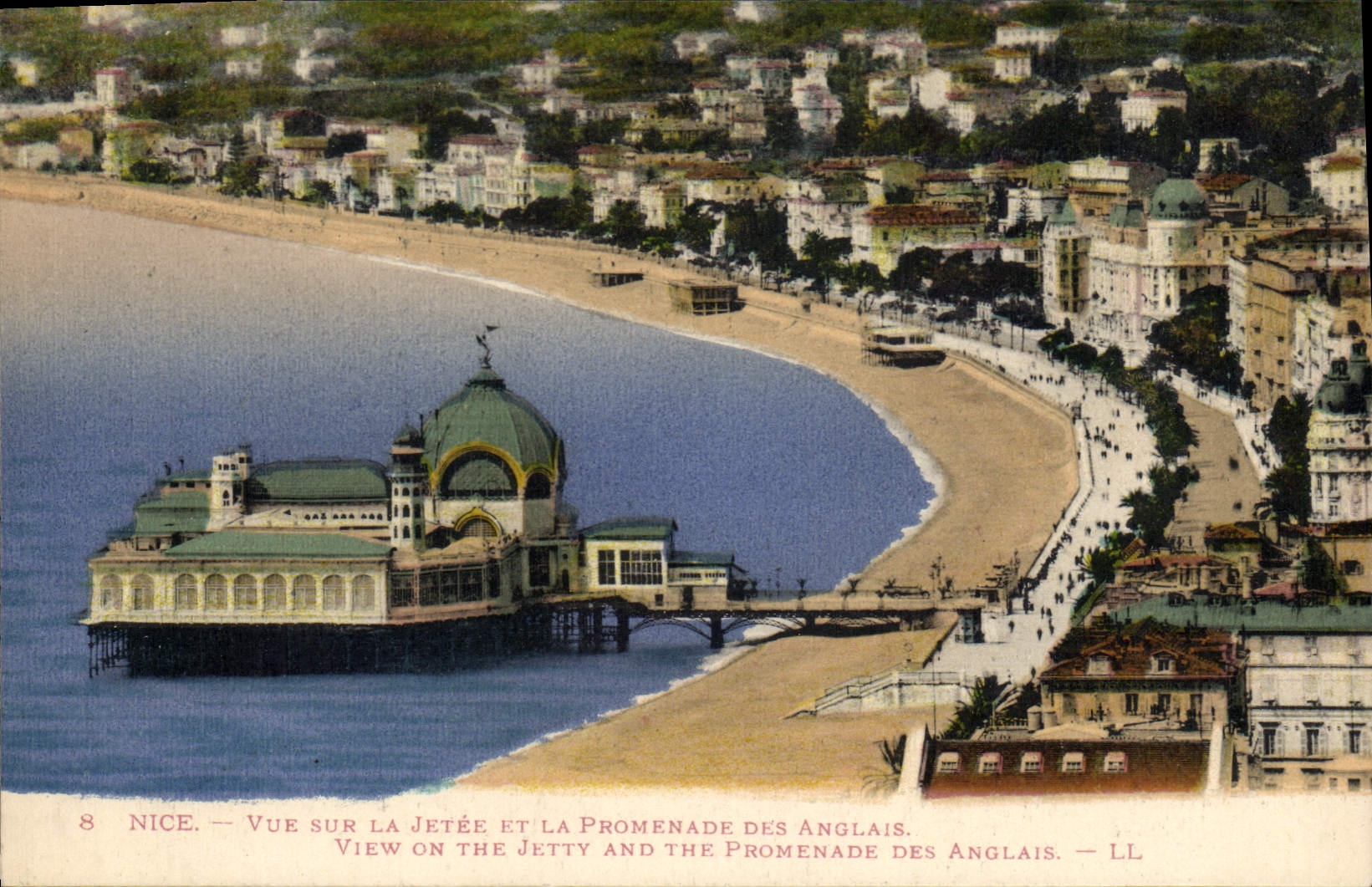 CPA Nice Vue sur la Jetee et la Promenade des Anglais