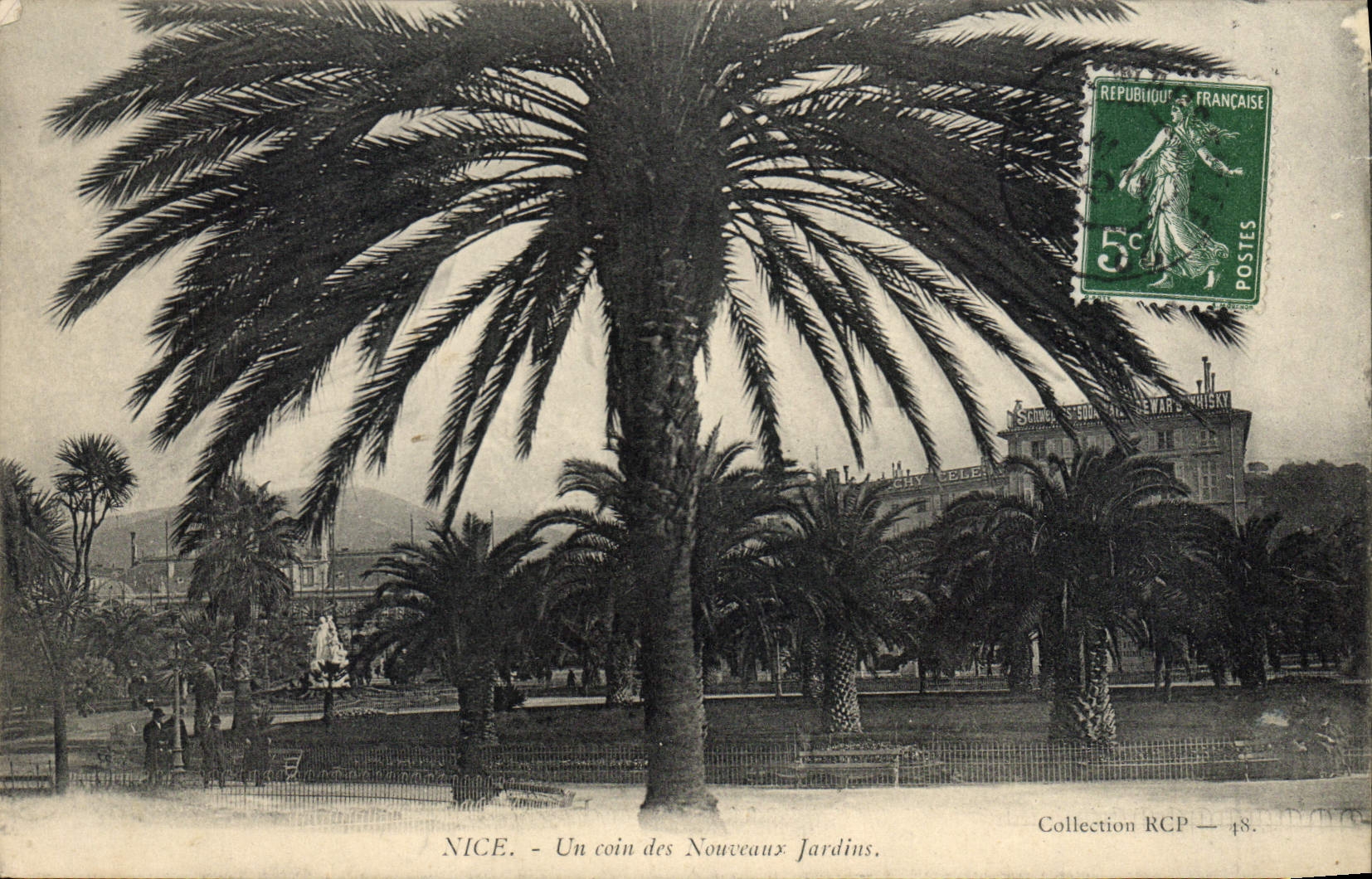 CPA Nice Un coin des Nouveaux Jardins 