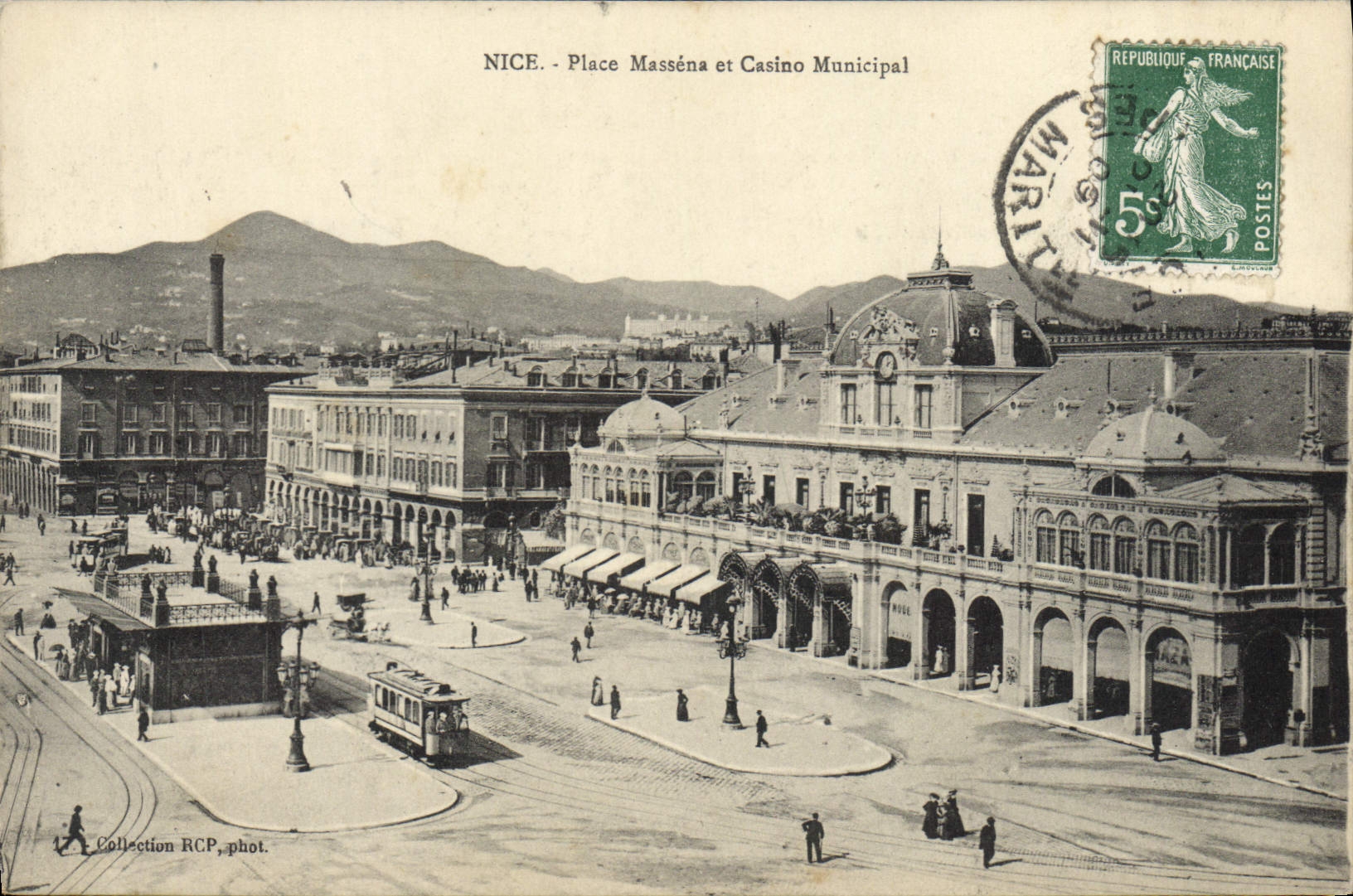 CPA Nice Place Massena et Casino Municipal 