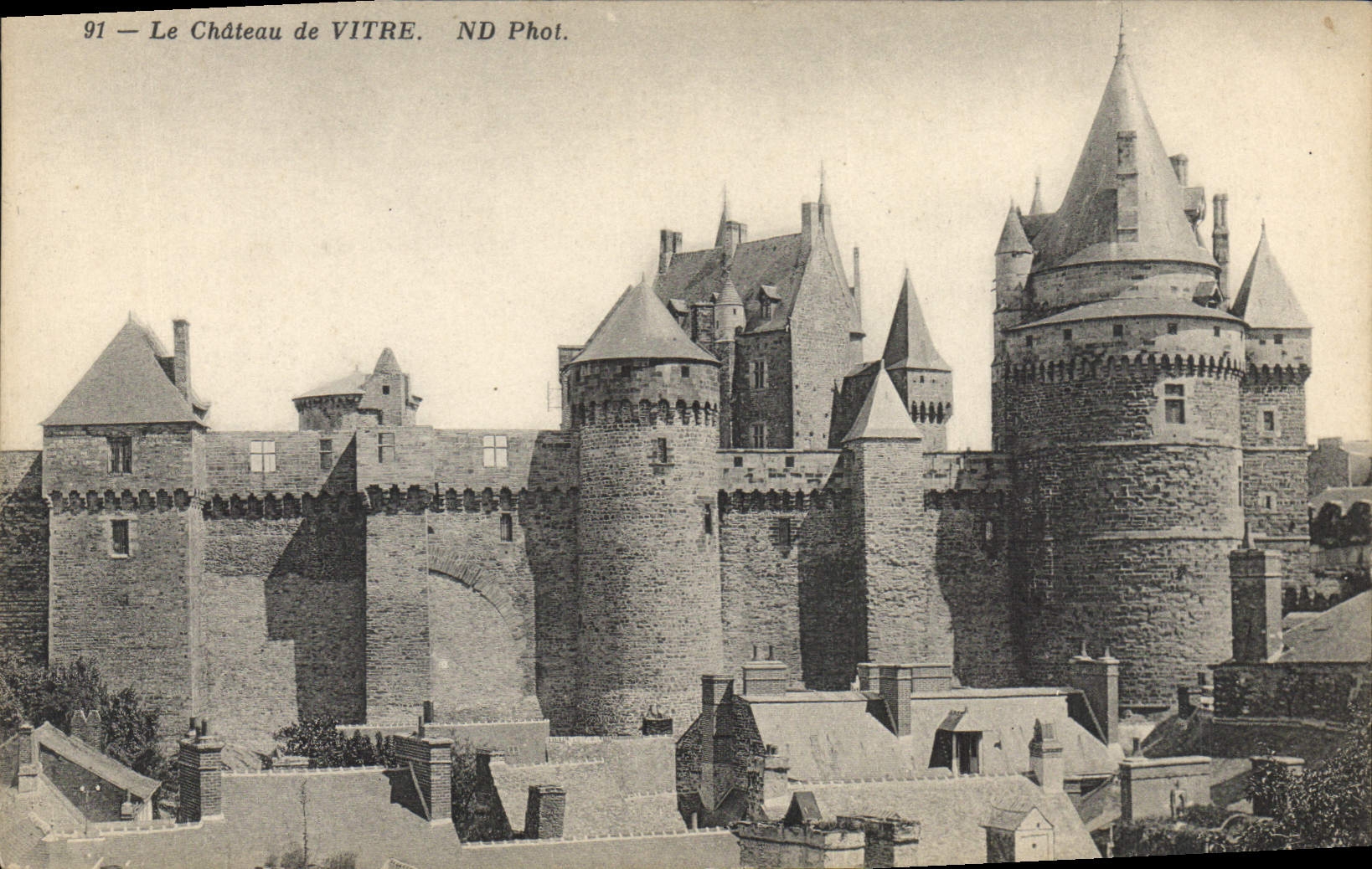 CPA Le Chateau de Vitre 