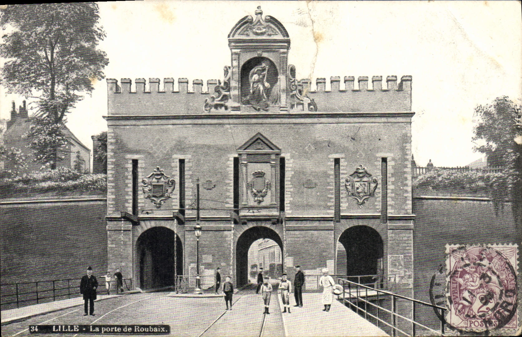 CPA Lille La Porte de Roubaix 