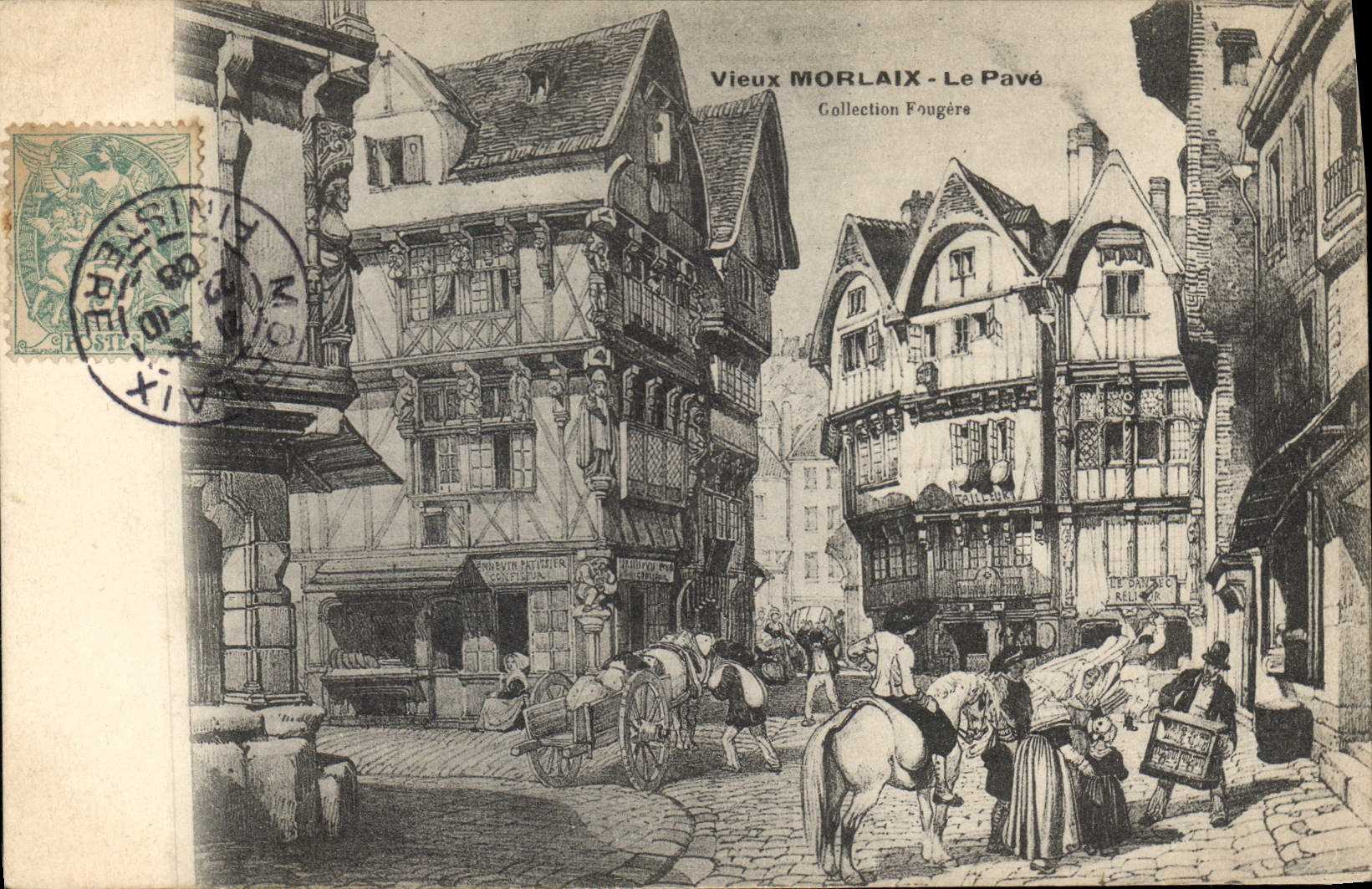 CPA Vieux Morlaix Le Pave 