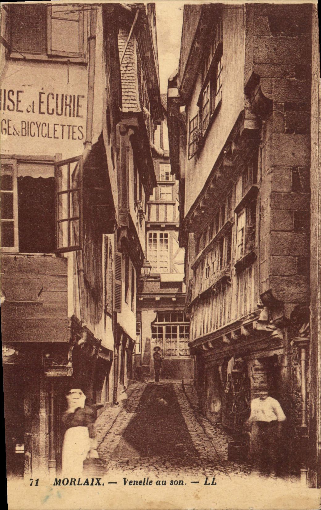CPA Morlaix Venelle au Son 