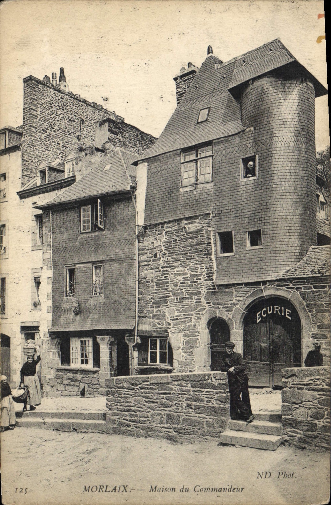 CPA Morlaix Maison du Commandeur 