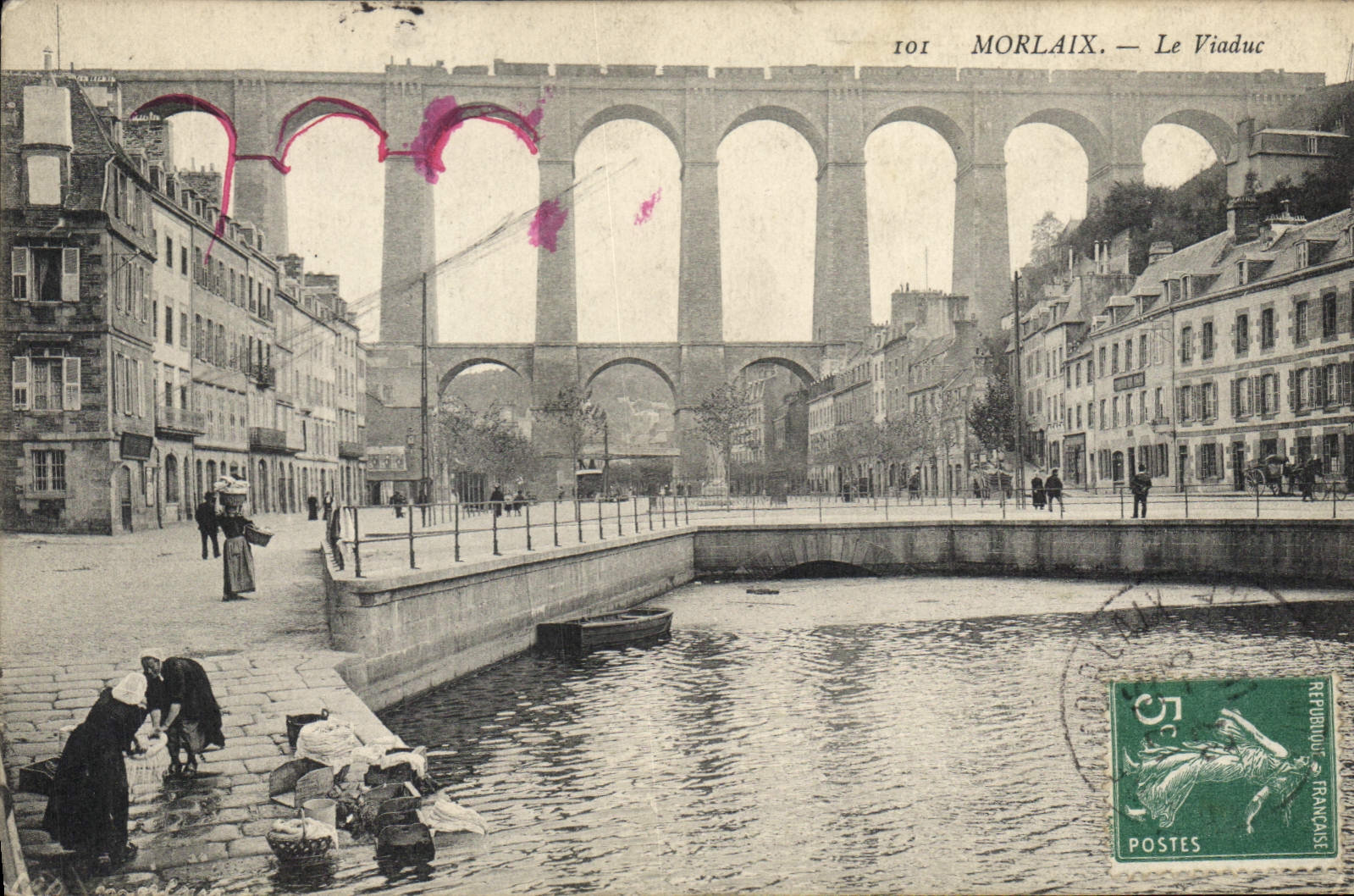 CPA Morlaix Le Viaduc 