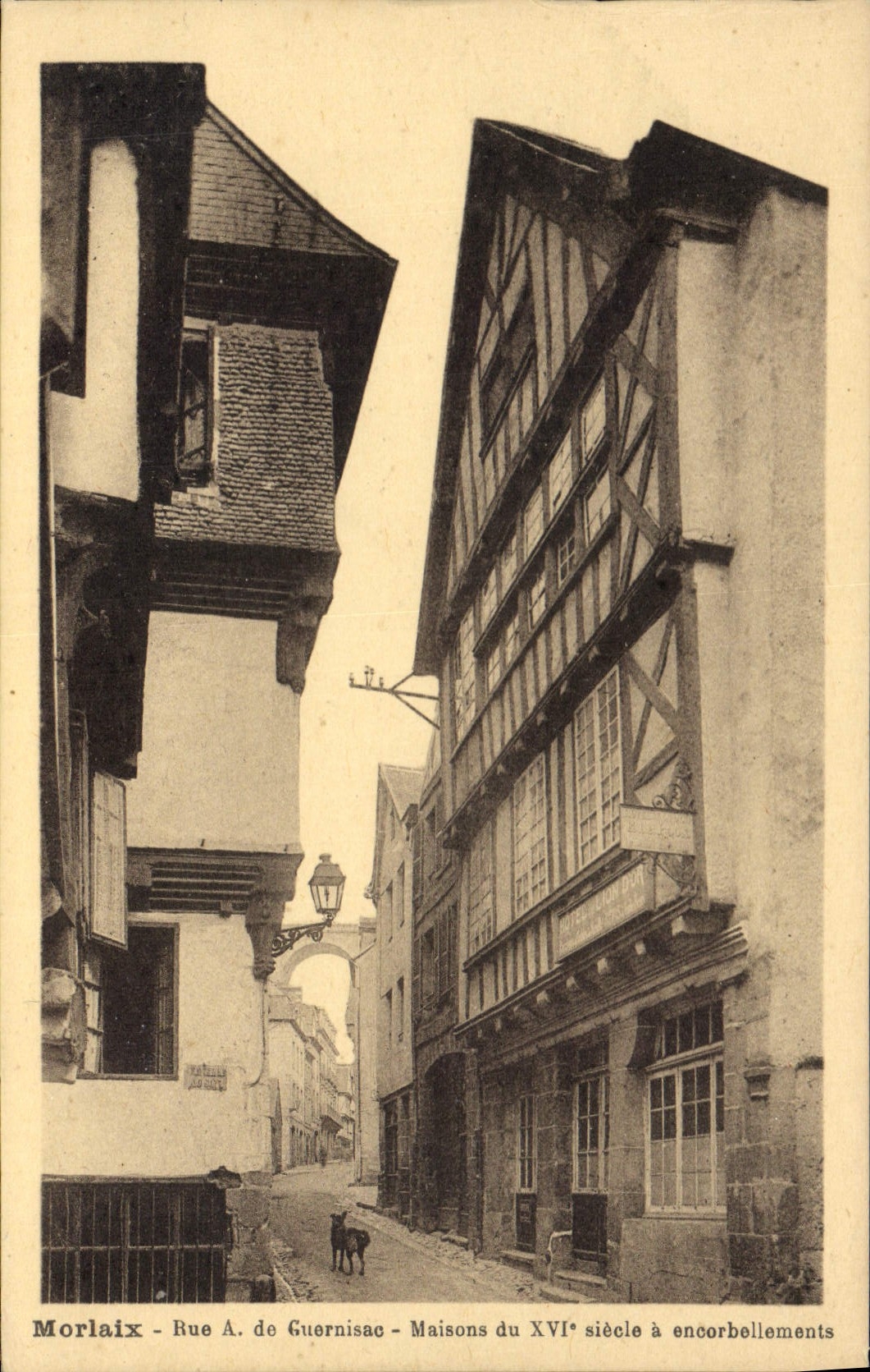 CPA Morlaix Rue A de Guornisac 
