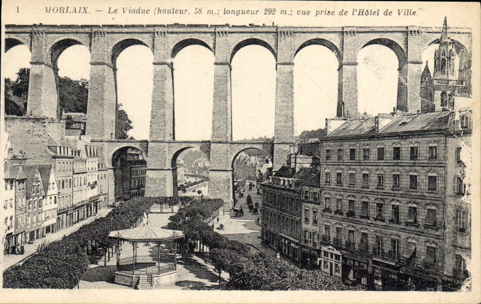 CPA Morlaix le Viaduc 