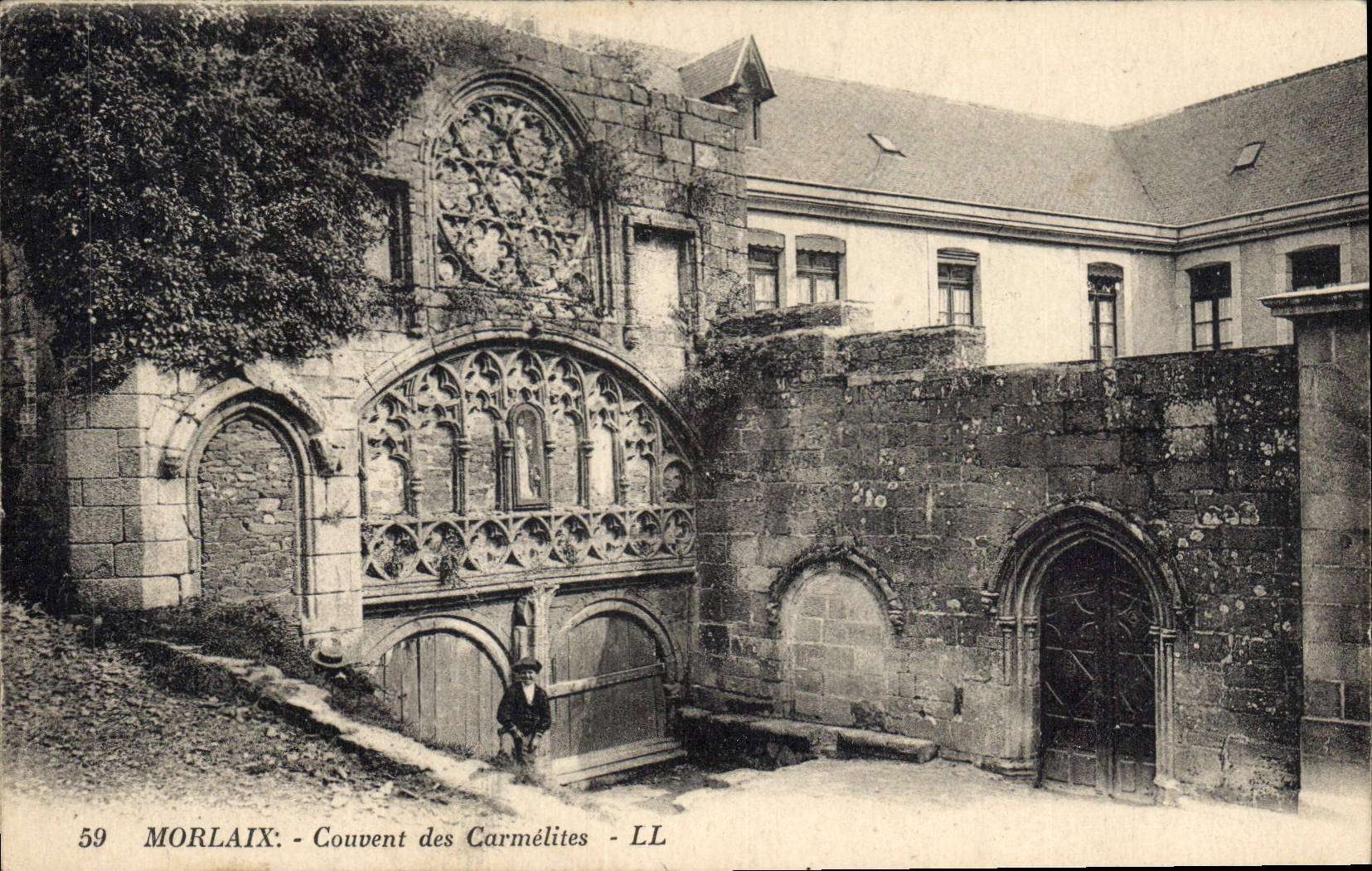 CPA Morlaix Couven des Carmelites 