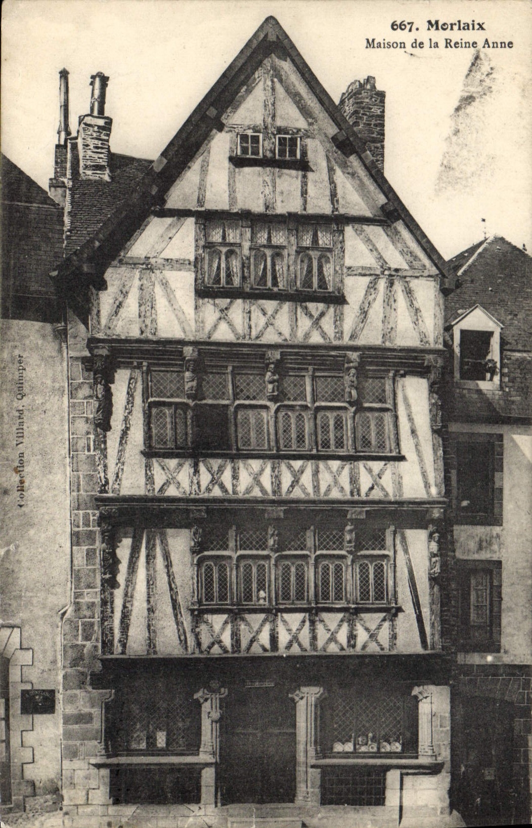 CPA Morlaix Maison de la Reine Anne 