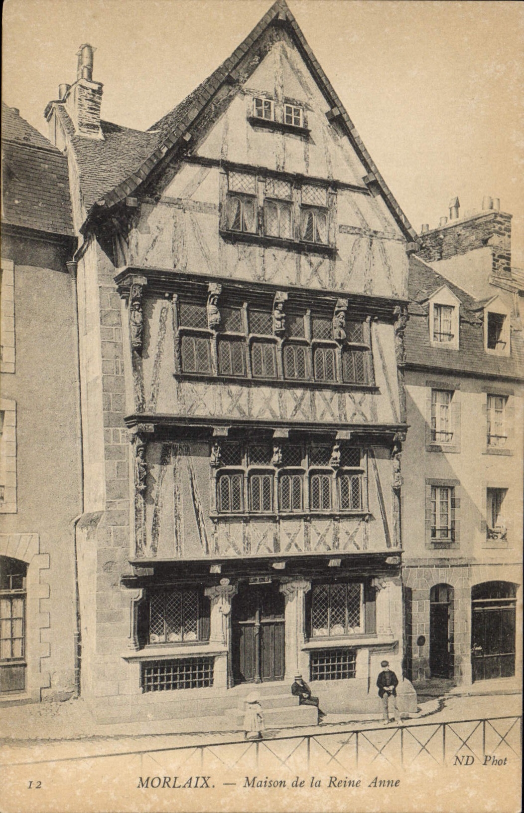 CPA Morlaix Maison de la Reine Anne 