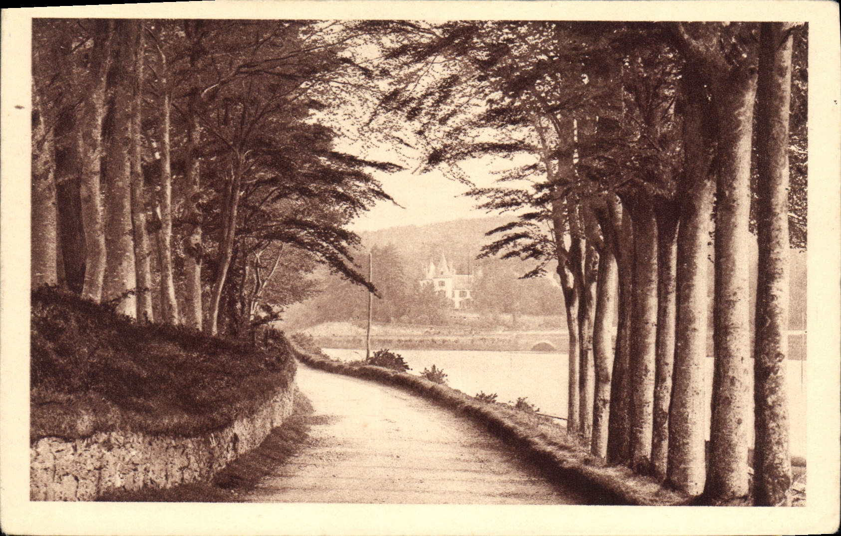 CPA Morlaix La Riviere et le Chateau de Lannuguay 