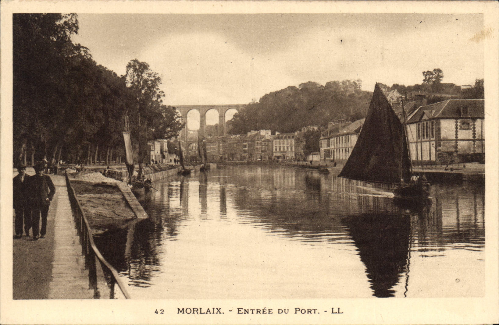 CPA Morlaix Entree du Port 