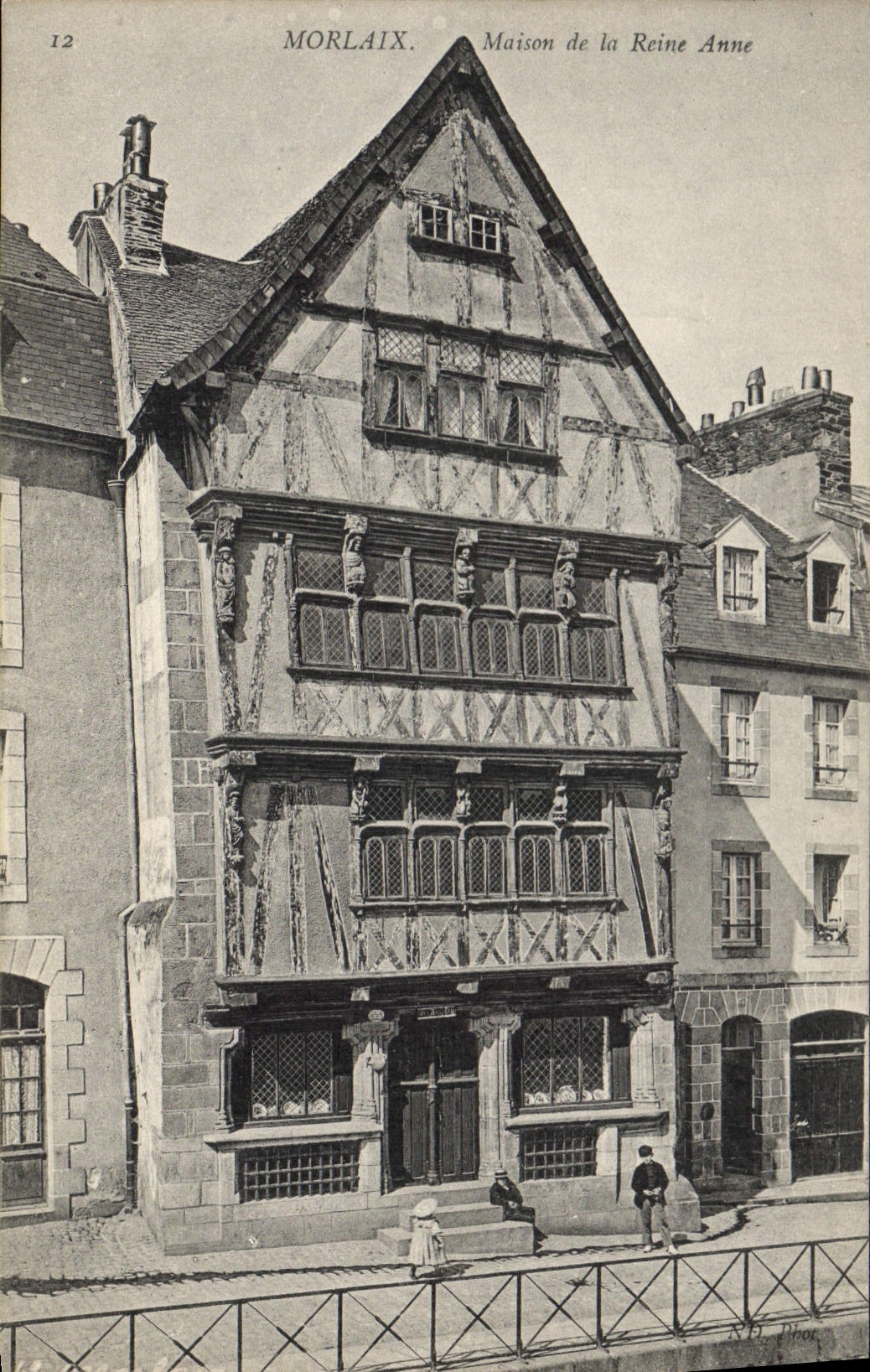 CPA Morlaix Maison de la Reine Anne 