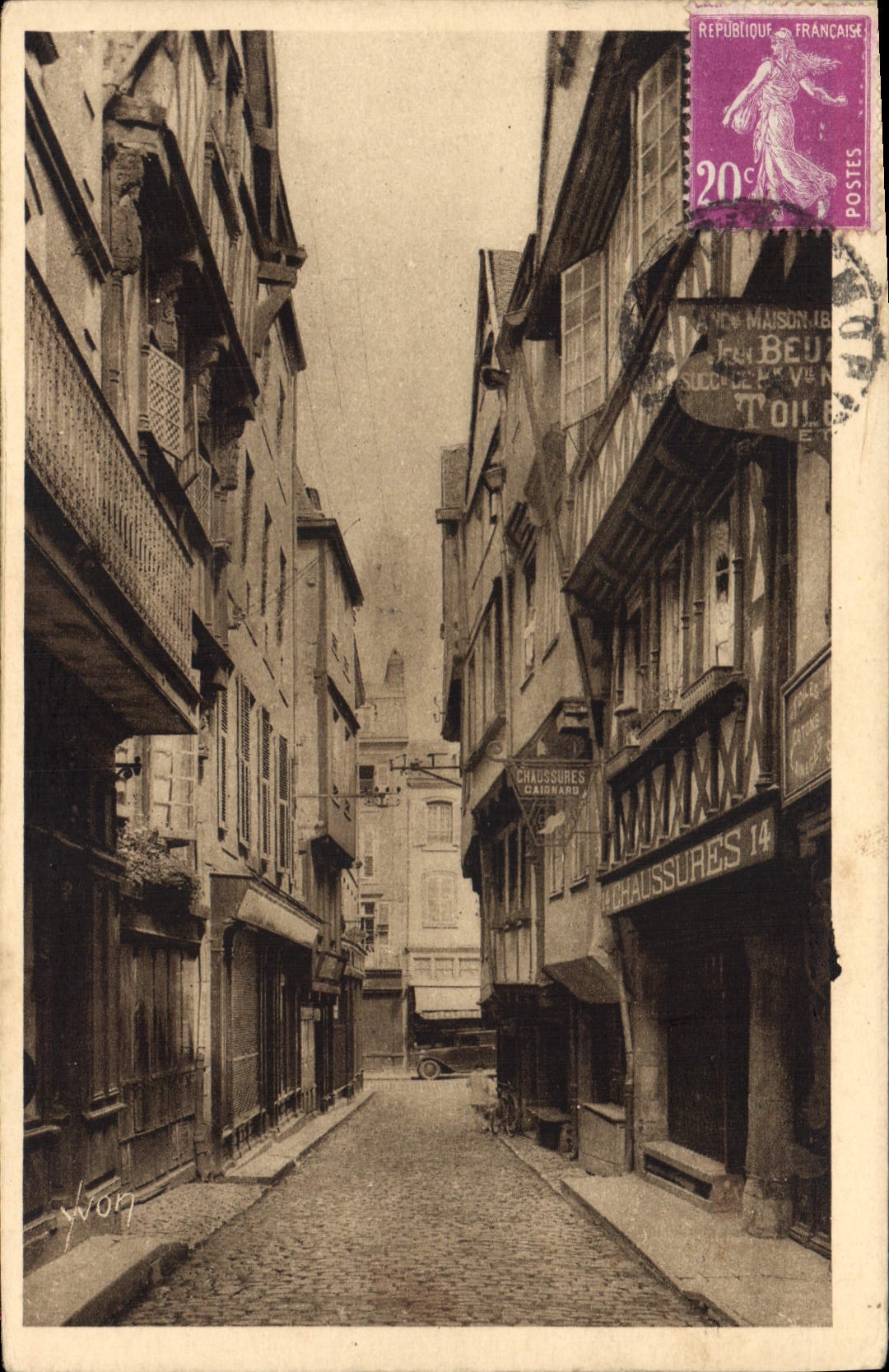 CPA Bretagne Morlaix Finistere Vieille Rue 