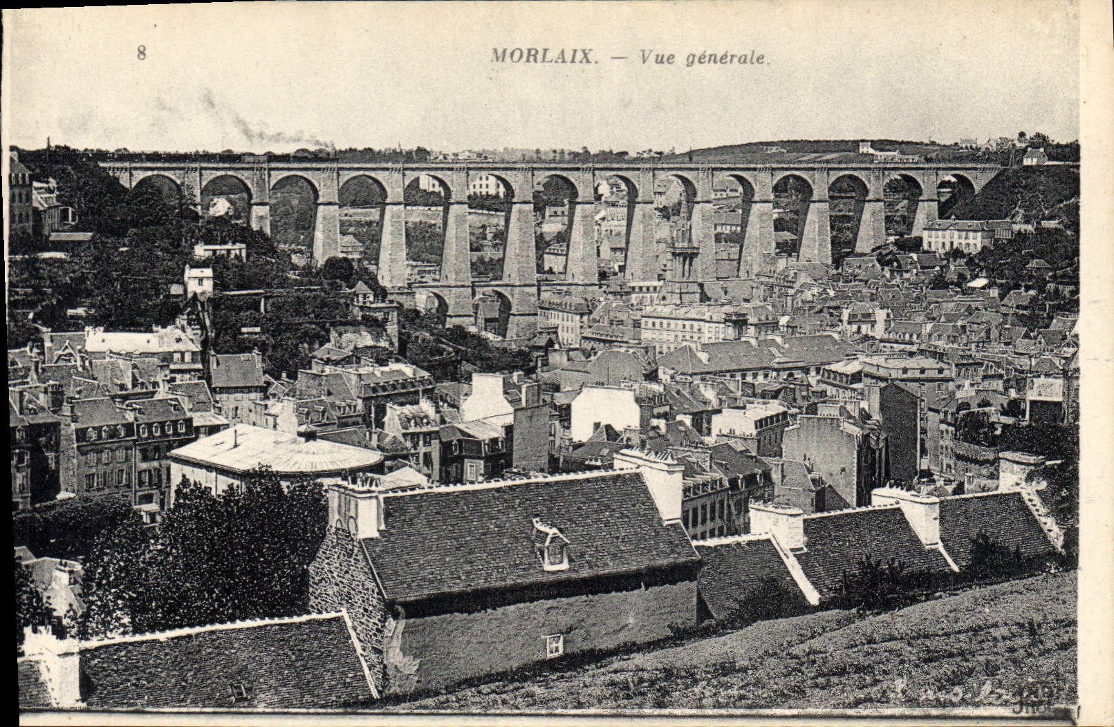 CPA Morlaix Vue generale 