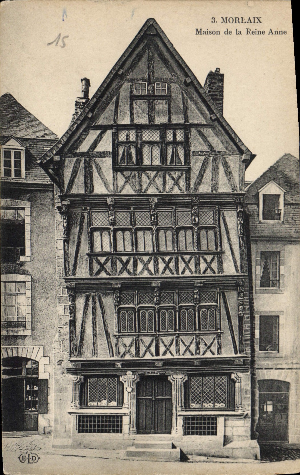 CPA Morlaix La Maison de la Reine Anne 