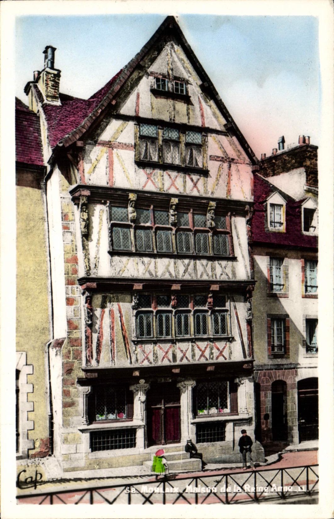 CPA Morlaix La Maison de la Reine Anne 