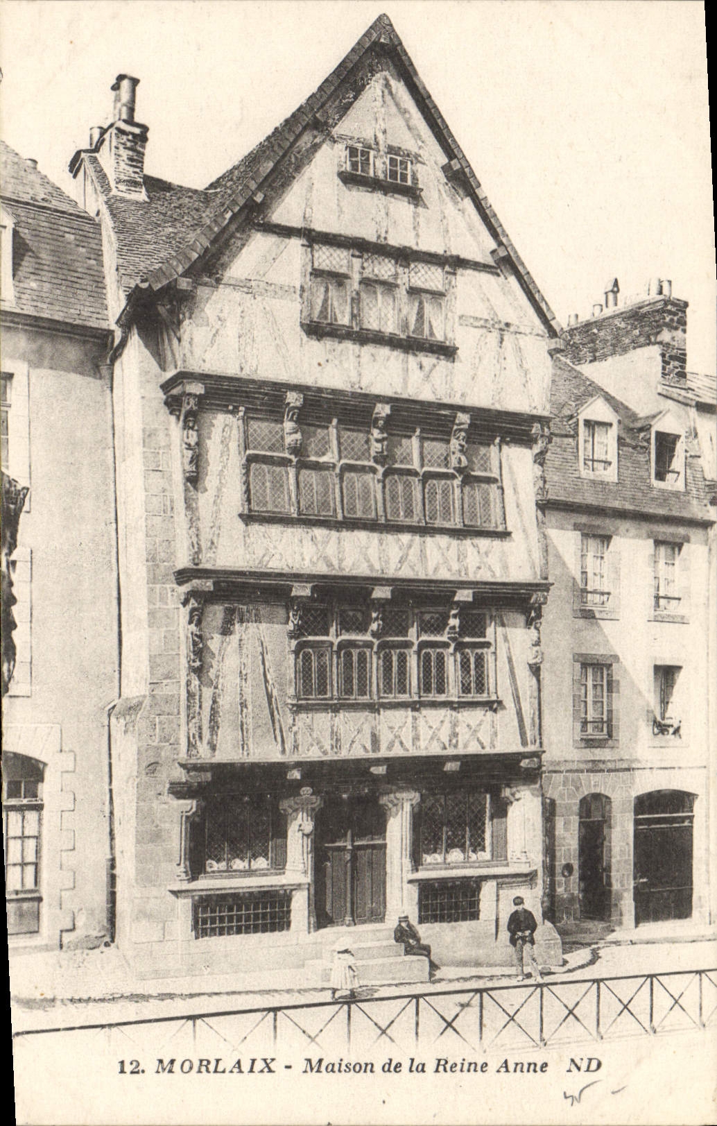 CPA Morlaix La Maison de la Reine Anne 